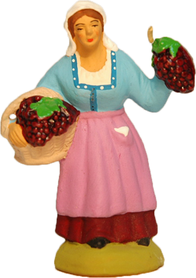 femme aux raisins